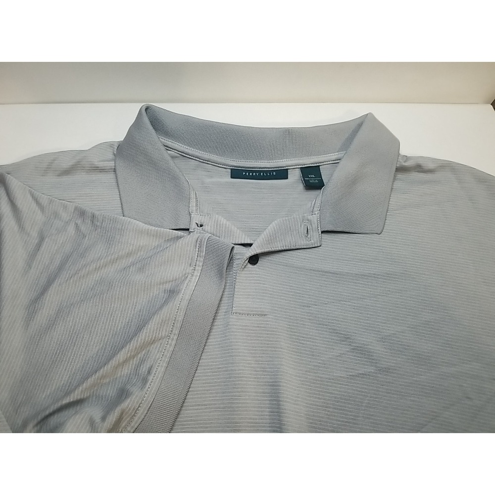 Perry Ellis Polo‎ Men's Short Sleeve 2XL XXL Striped